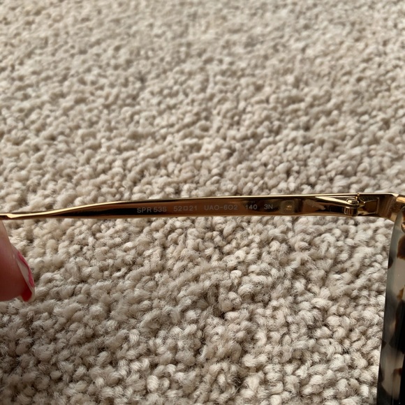 Prada Tortiseshell Conceptual Cat Eye Sunglasses - Picture 7 of 10